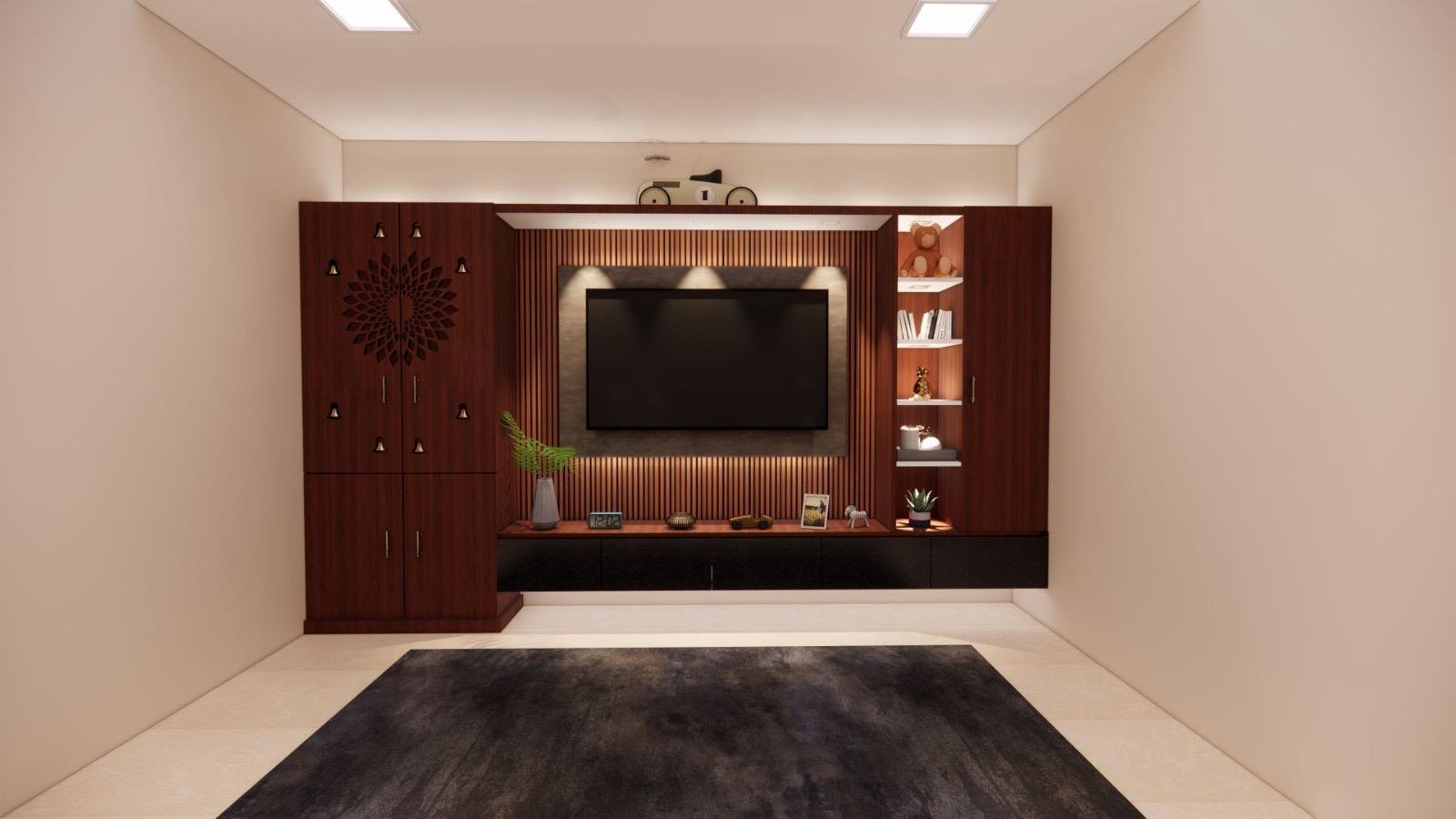 Luxury Living Room & Entertainment Unit